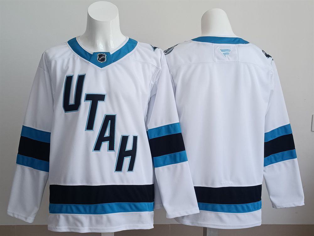 Men 2025 Utah Hockey Club Blank White Home Premier Player NHL Jersey->more nhl jerseys->NHL Jersey